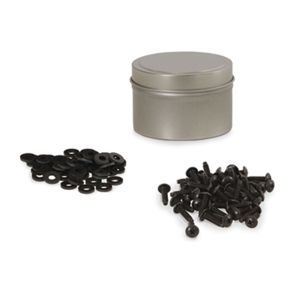 0100-1-011-03 12-24 Rack Screws w/ Washers - 50 Pack