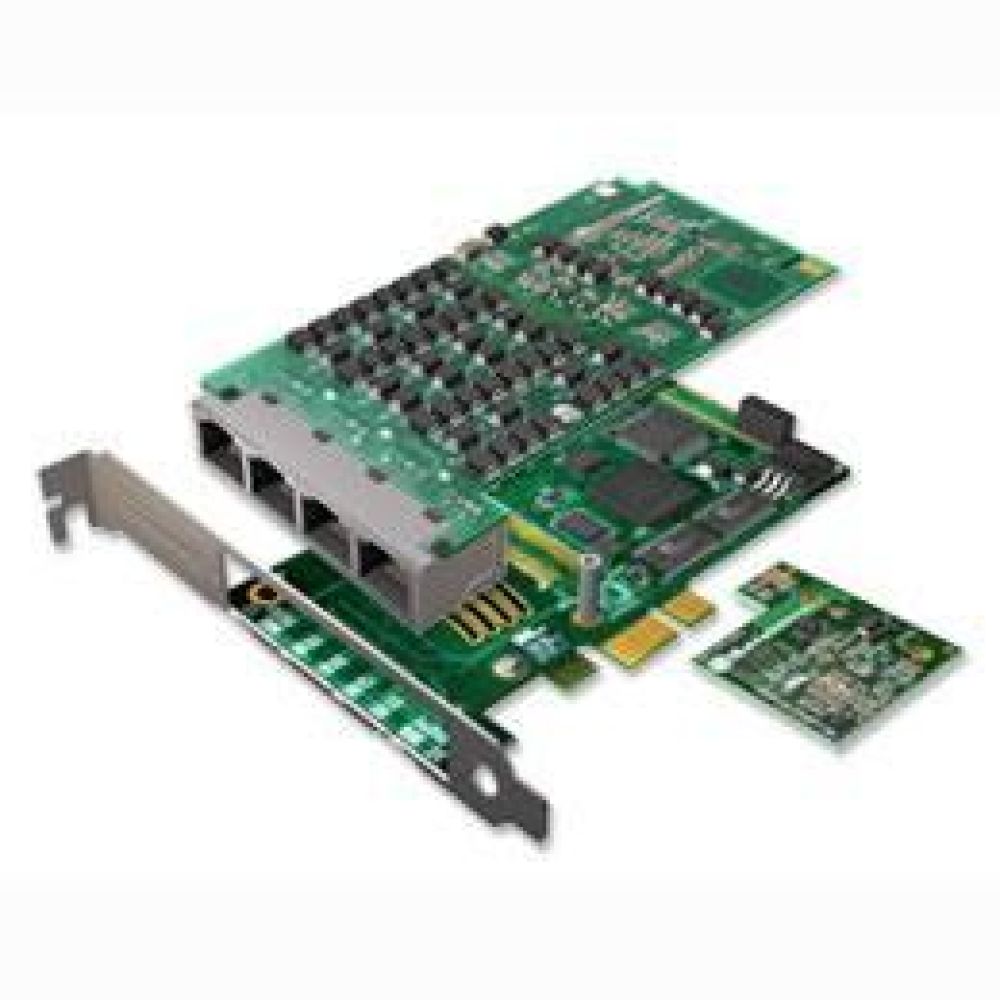 A104-EKIT - PCI Express Telephony Card for 120 Voice Calls
