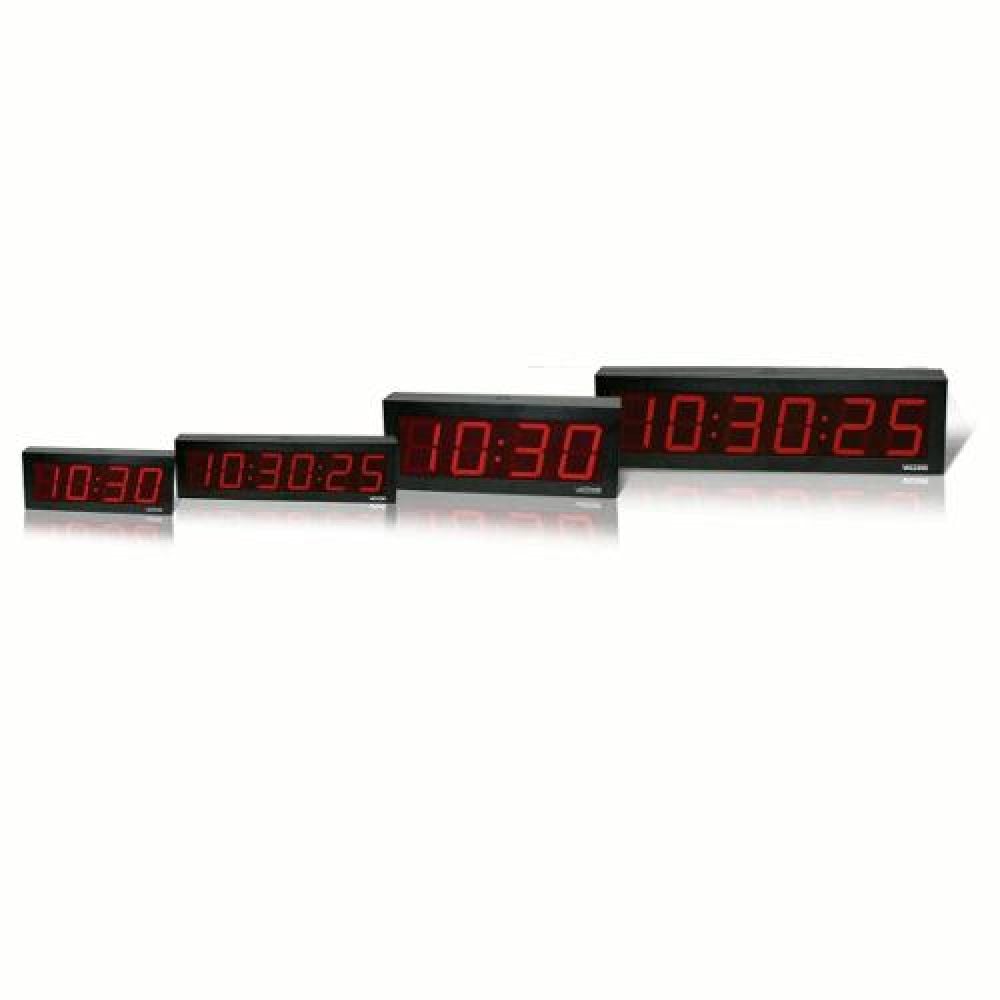 VIP-D625ADS - Double-Sided 2.5" Digital IP Clock with Steel Enclosure