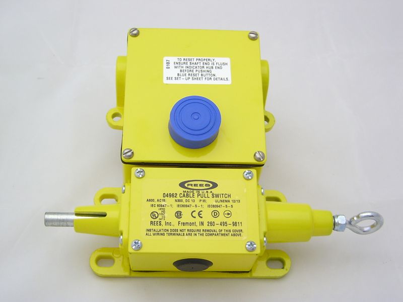 04962-100 Cable/Rope Operated Switches with Broken Cable Detection