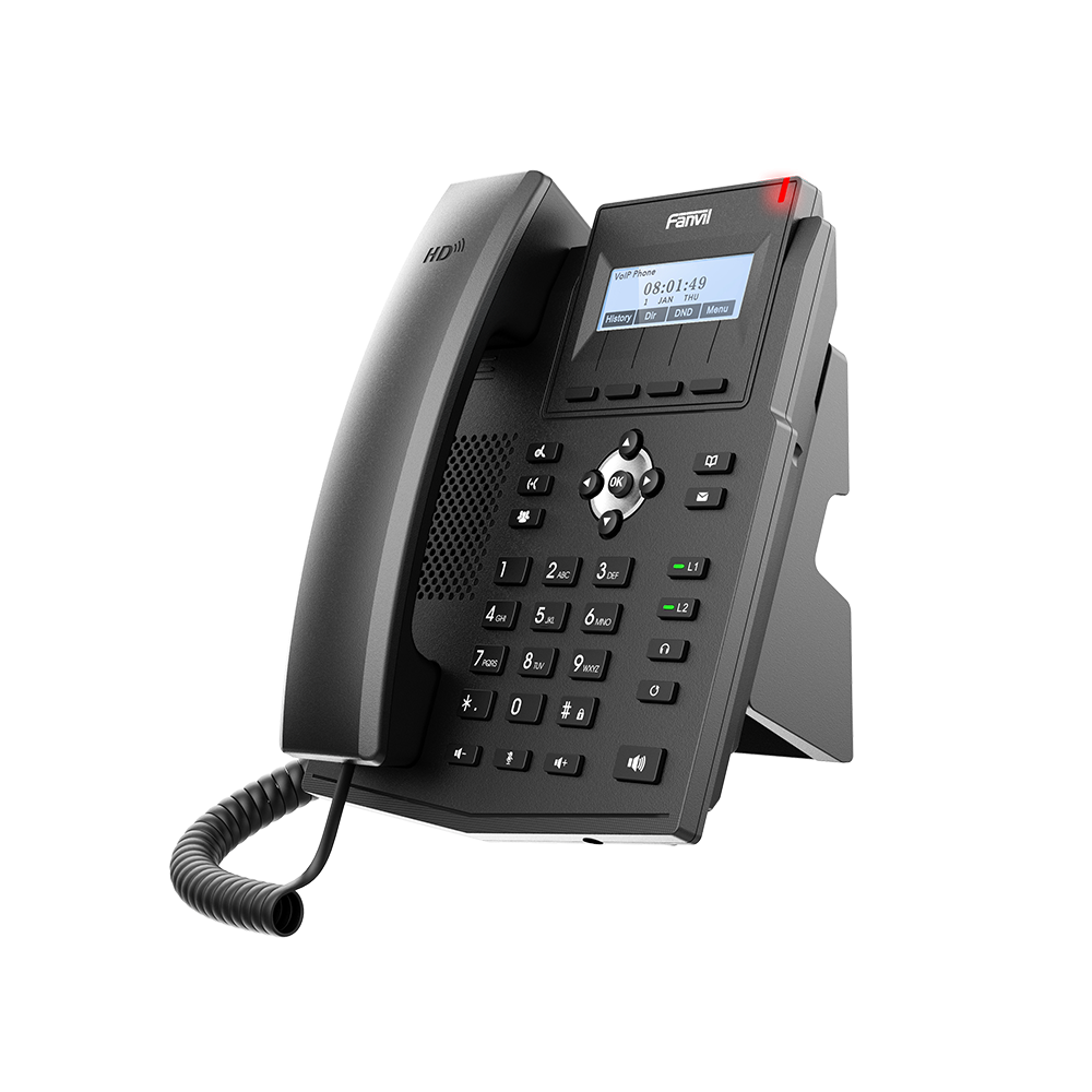 X1SP - Fanvil 2-Line VoIP Phone with OPUS Codec & PoE Support