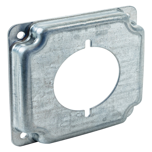 4" Square 1/2" Raised Industrial Surface Cover 2.141" Dia G1944 (Pack of 150)