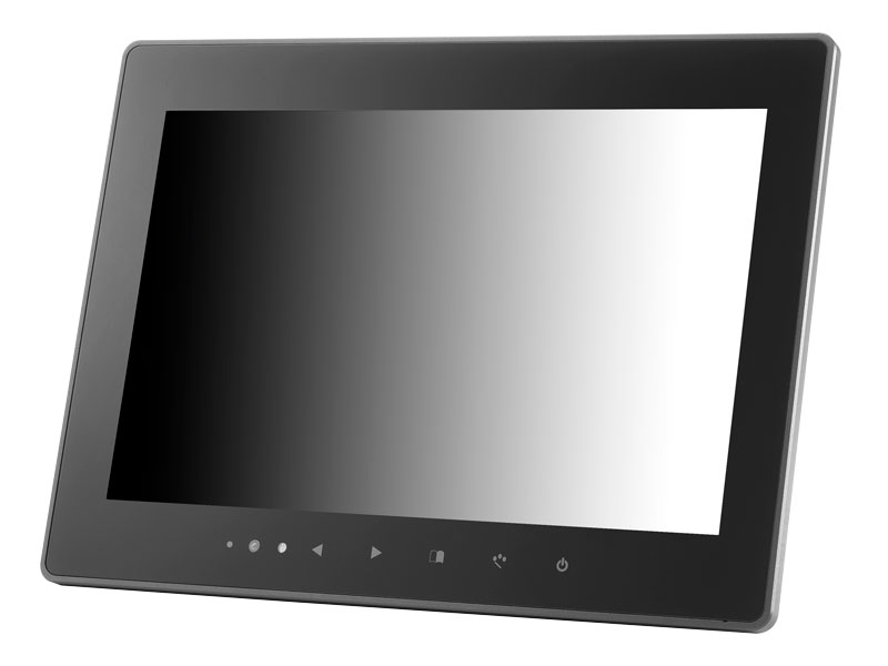 1219GNC 12.1" IP67 Rugged Sunlight Readable Optical Bonded Capacitive Touchscreen LCD Display Monitor with USB-C, HDMI, DVI, VGA & AV Inputs