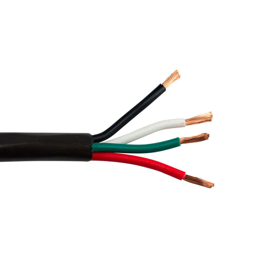 14/4DB-500 4C/14 AWG 105 STRAND BC, DIRECT BURIAL, Security Alarm Cable, WATER BLOCK TAPE, OUTDOOR INSTALLS, LLDPE JKT BLACK – 500 FT SPOOL