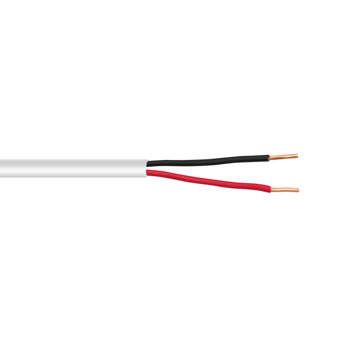 18/2P 2C/18 AWG STRANDED PLENUM Security Alarm Cable WHITE – 1000 FT SPOOL