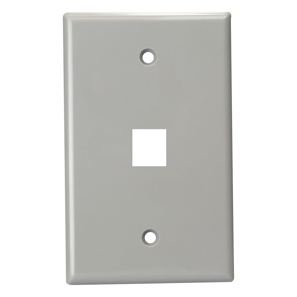 20-3011-XX Keystone Midi Plate 1 Port UL