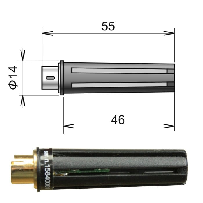 200-80/M Ambient Temperature Probe with Pt1000 Sensor