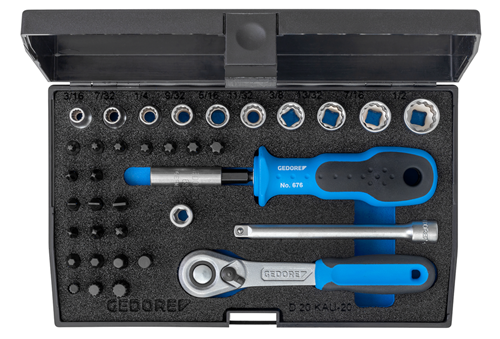 2010348 - 37-Piece Forged Socket Wrench Set with Durable Storage Box