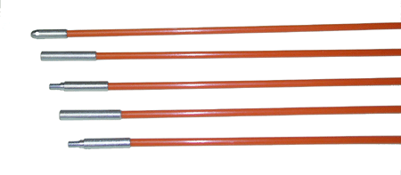 B.E.S. PCF203 - 6' Coated Rod - Bullnose / Bullnose