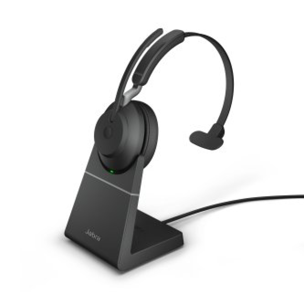 26599-889-989 - Jabra Evolve2 65 Mono Headset with Wireless Audio Performance