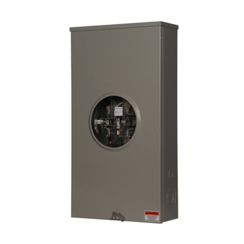 1-Gang 200A 600V Single & Three-Phase Meter Socket 1008632ECH