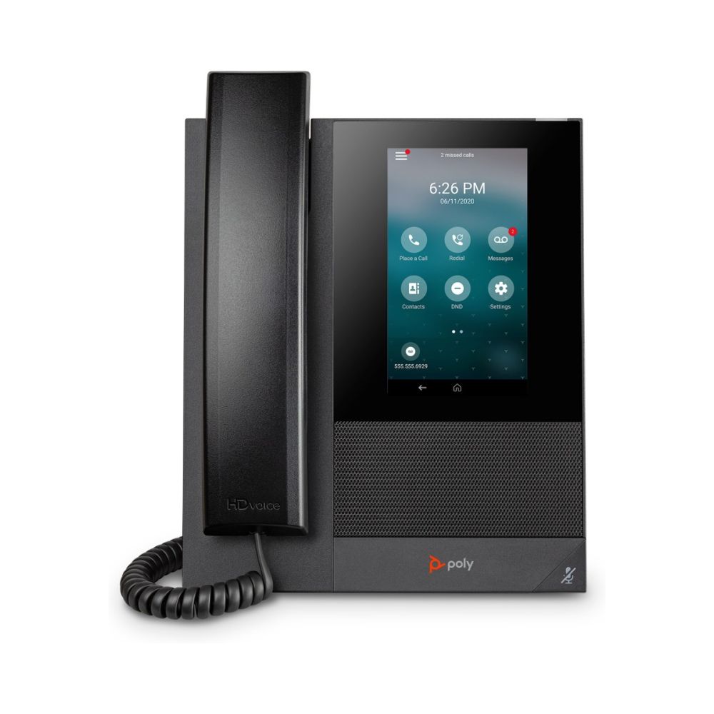 2200-49700-001 - Polycom CCX 400 Touchscreen Phone for Microsoft Teams