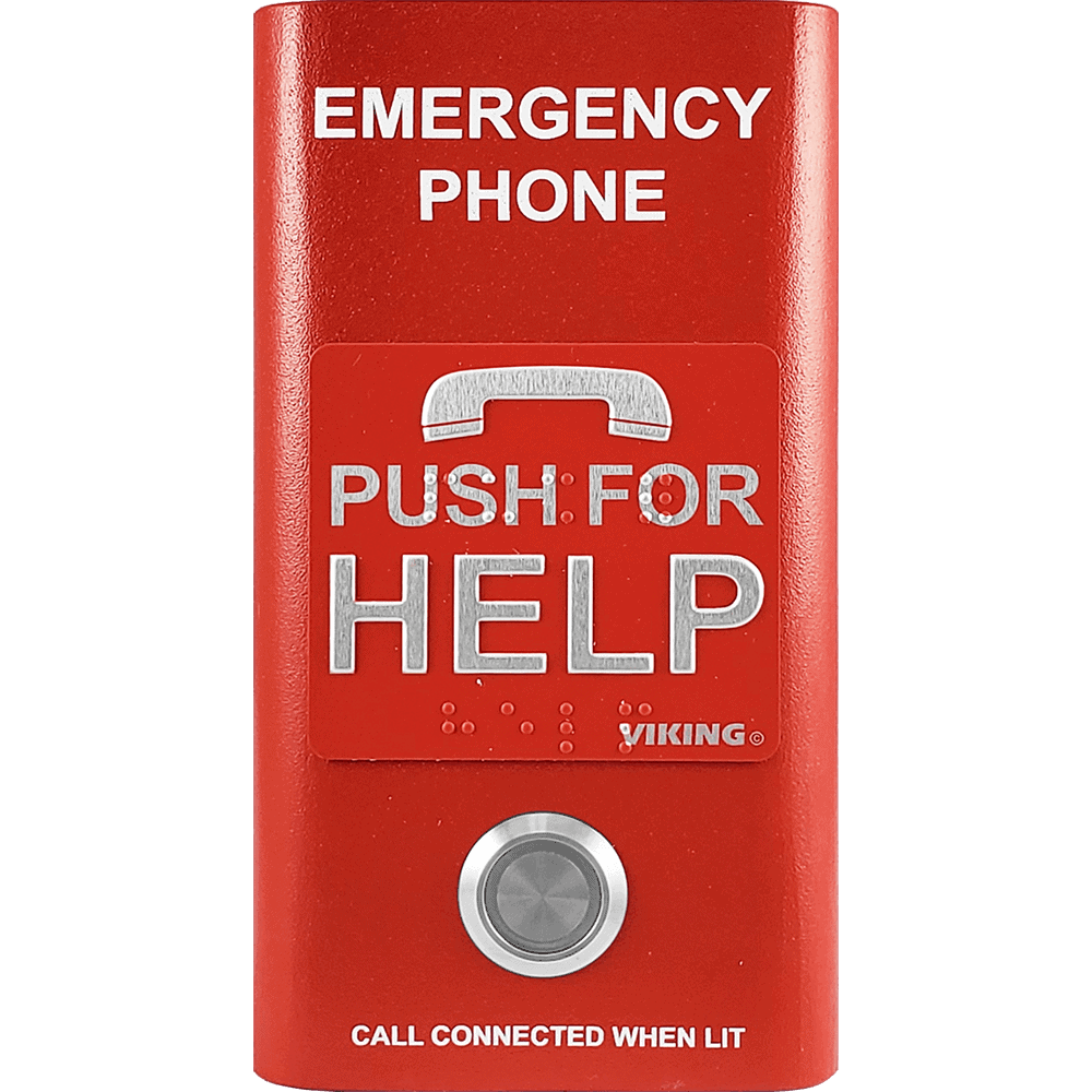 E-1600-RDA - ADA Compliant Compact Emergency Phone with Noise Canceling