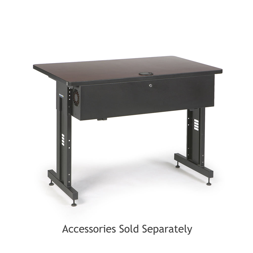 5500-3-004-34 48" W x 30" D Training Table - African Mahogany