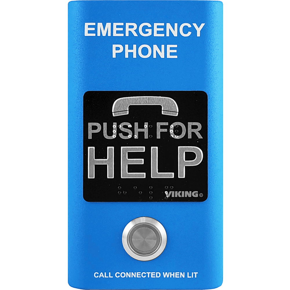 E-1600-BL-IPEWP - ADA Compliant VoIP Emergency Phone with Enhanced Weather Protection