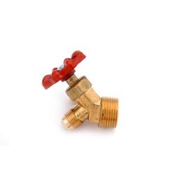 09540-0808 - Brass Tank Valve 1/2 x 1/2-in, MIP x Flared, 100 psi Rating