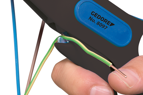6702940 - V-Shaped Automatic Wire Stripper, 0.2-6 mm² with Cutter