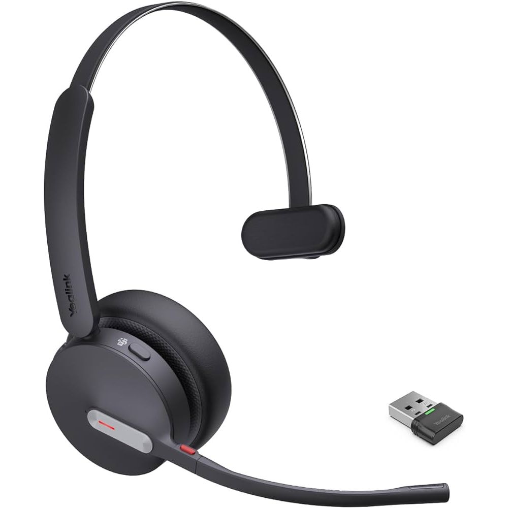 BH70-MONO-TEAMS-USB-A - Yealink Bluetooth Headset with AI Noise Cancellation