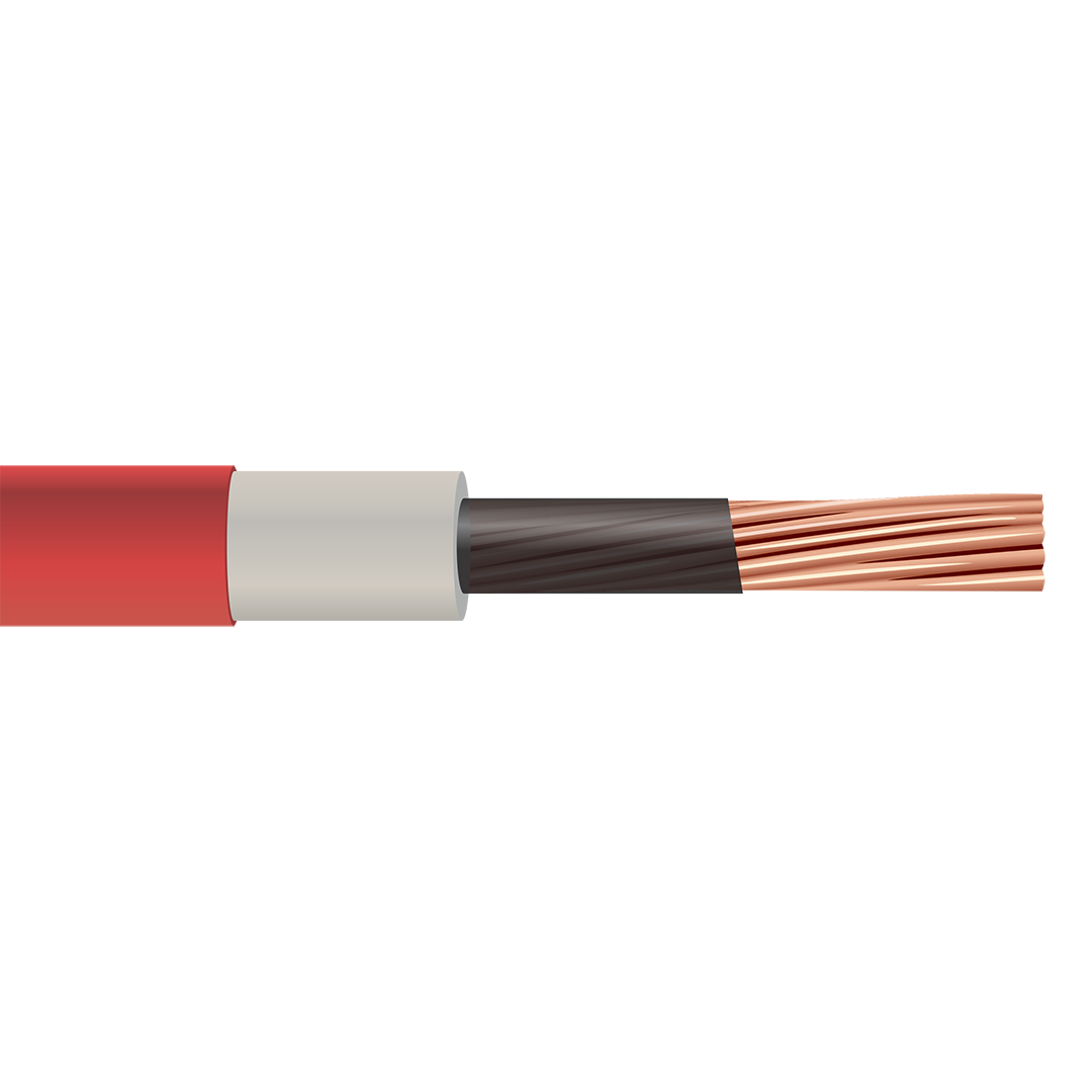 350 MCM Jumper Cable Single Conductor 5KV/15KV Portable Power Red Cable