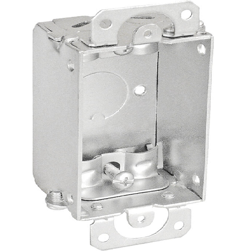 1-1/2" Inch Deep Switch Box Gangable With Romex Clamps G500-R (Pack of 100)