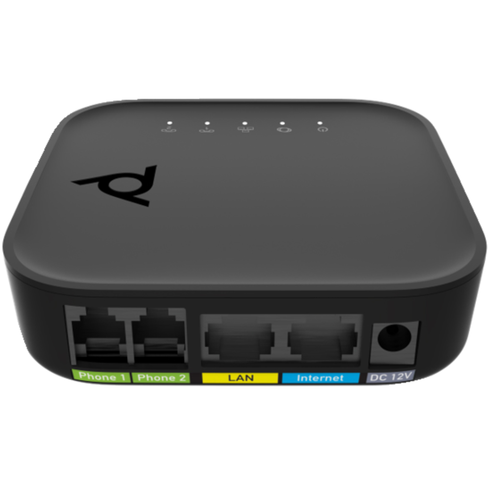 8F3H5AA#ABA - Configurable Poly VoIP Adapter for SIP Internet Telephony