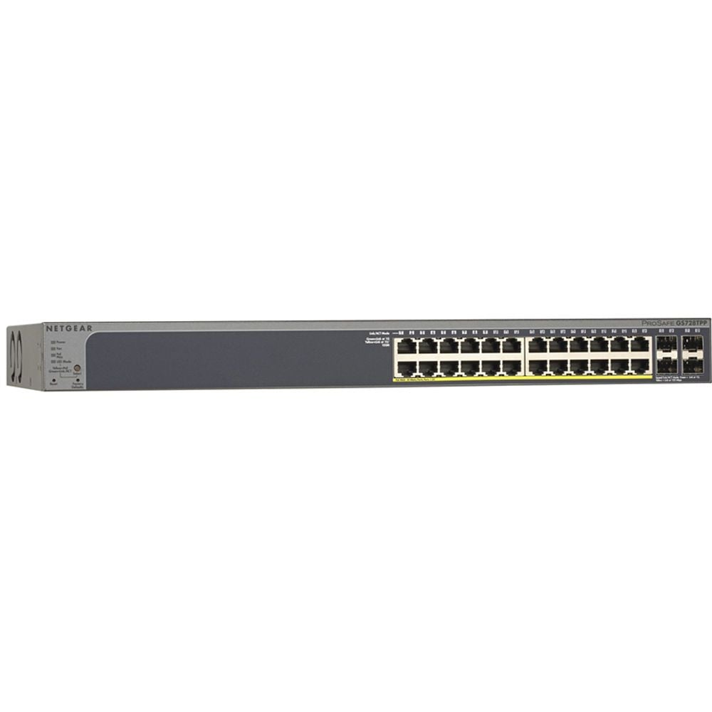 GS728TPP-300NAS - 24-Port PoE+ Smart Gigabit Ethernet Switch for Network Management