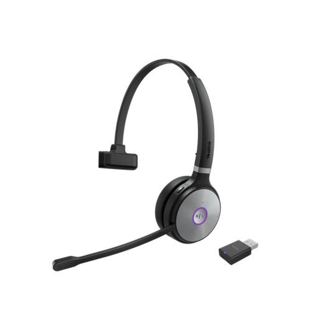 WH62-MONO-PORTABLE-TEAMS - Yealink WH62 Mono DECT Headset with Acoustic Shield Technology