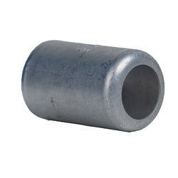 A-400-L - 0.718 in Length Aluminum Hose Ferrule with 0.4 in ID and 0.265 in Hole Diameter
