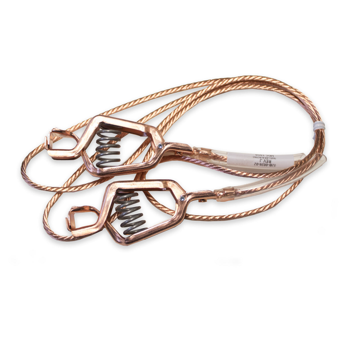 AI-000151-15 - 15ft 10 AWG Grounding Cable with Copper Clips (Pack of 3)