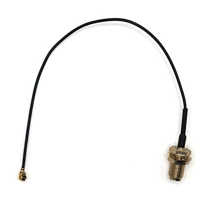 AI-000918-6 - 6" RG-316 Coaxial Cable with Gold Connectors (Pack of 20)
