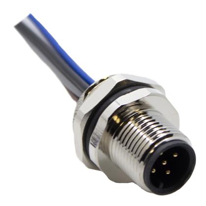 AI-T00207 - 0.3M M12 Male Receptacle Cable Assembly (Pack of 12)