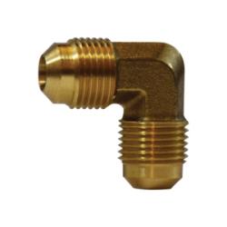10411 - 3/4 in Male Flared Brass 90-Degree Elbow Fitting for Hydraulic Tubing
