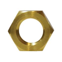 06111-08 - 1/2-in NPSL Brass Hex Locknut, 1.125-in Hex Size, 1200 psi, -65 to 250 °F