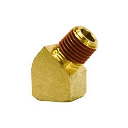 06124-06-001 - 3/8-inch Female to Male NPTF Brass 45-Degree Street Elbow with Sealant