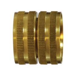 30011 - 3/4 in FGH Brass Straight Swivel Hose Adapter, 1.03 in Length, 1.18 in Hex Size