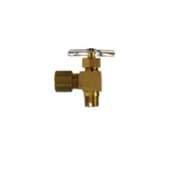 09103-0402 - 1/4 x 1/8-in Compression to MPT Needle Valve, 150 psi, -45 to 250°F