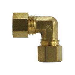 700065-06 - 90-Degree Elbow Fitting - 3/8-in x 3/8-in Lead-Free Brass