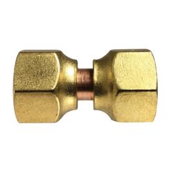 704070-08 - 1/2-in Female Flared Swivel Coupling with 45-Degree SAE Flare, Lead-Free Brass