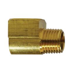 706128-0604 - 3/8-in Female NPTF x 1/4-in Male NPTF Lead-Free Brass 90-Degree Elbow Fitting