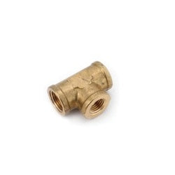 706206-060604 - 3/8-in FPT x 3/8-in FPT x 1/4-in FPT Brass Reducing Tee