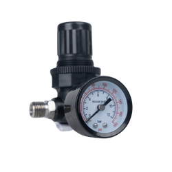 AR10 - 3.35 in Adjustable Air Line Regulator, 1/4 in MNPT Inlet x 1/4 in FNPT Swivel Outlet, 180 psi