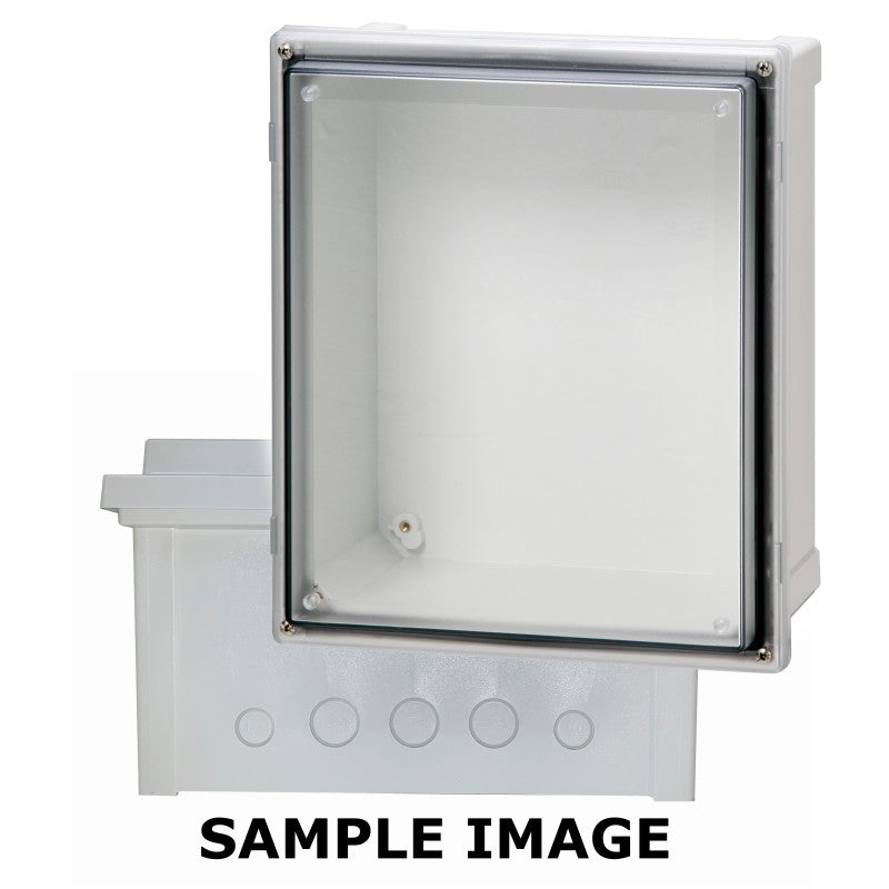 ARK1086SCT 10 x 8 x 6 Inch PC Enclosure with Knock-Out Base with Transparent Cover