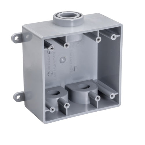 1" Weatherproof Box Two Gang FSCC Type 1306 (Pack of 10)