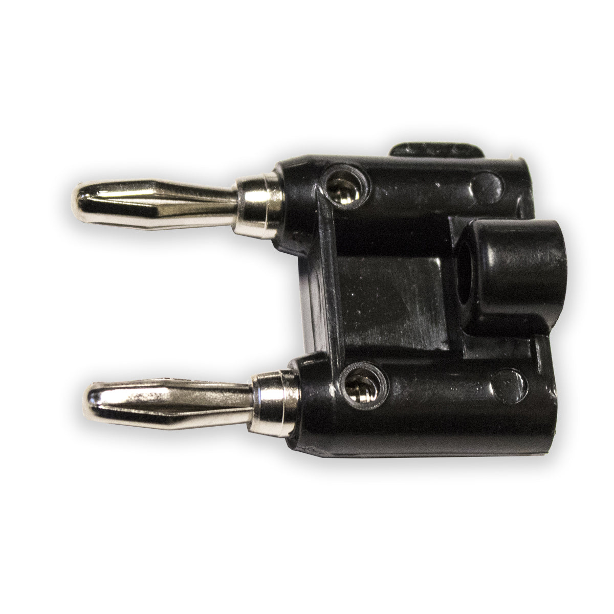 BU-00247-0 - Solderless Dual Banana Plug, Stackable 0.75" Spacing (Pack of 31)