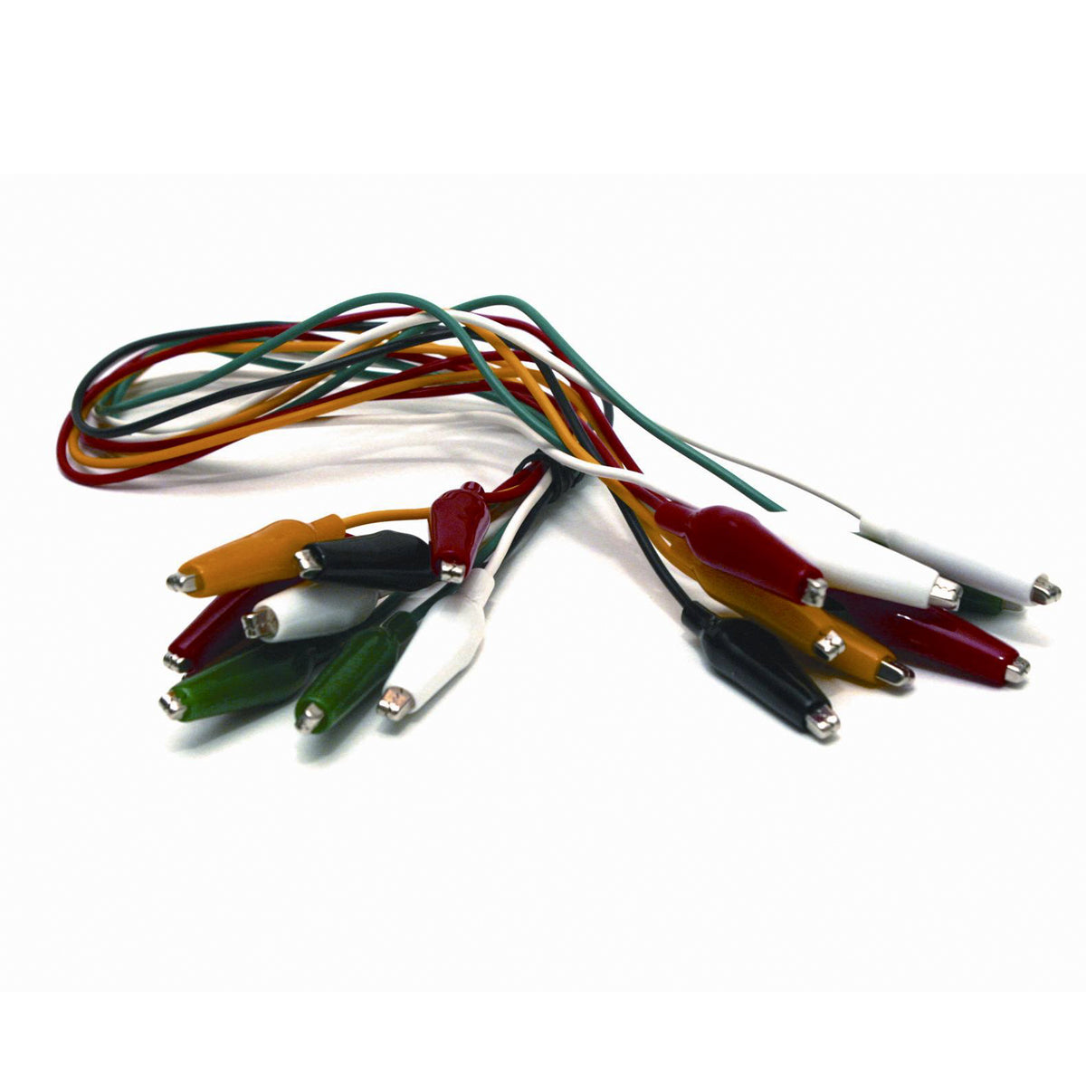 BU-00285 - Miniature Insulated Alligator Test Leads for Electrical Testing (Pack of 15)