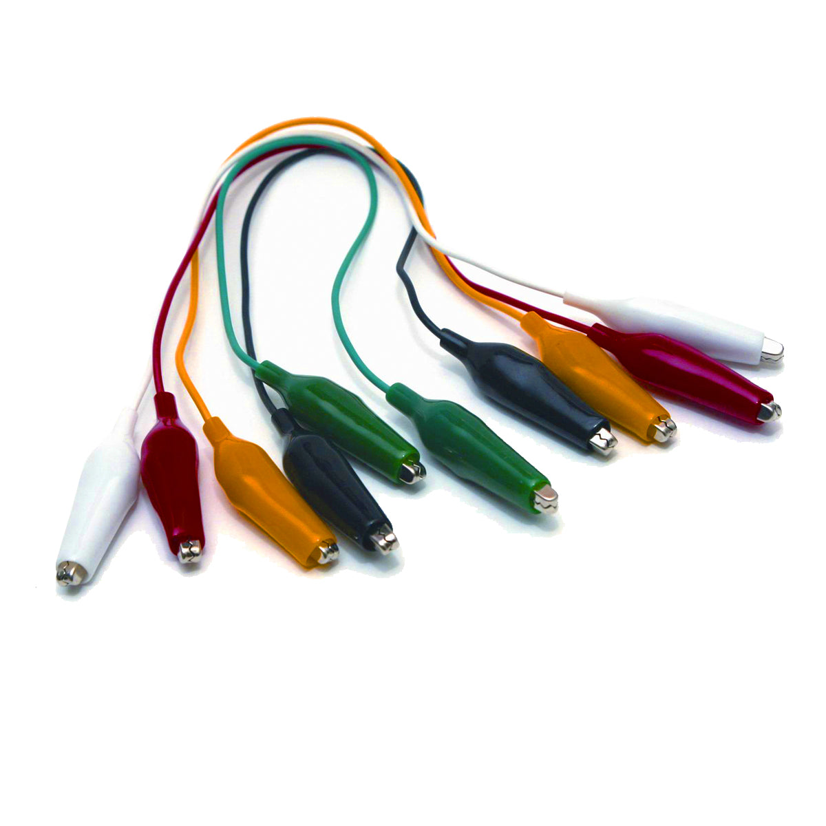 BU-00286 - Insulated 22 AWG Alligator Clip Test Lead Set (Pack of 22)