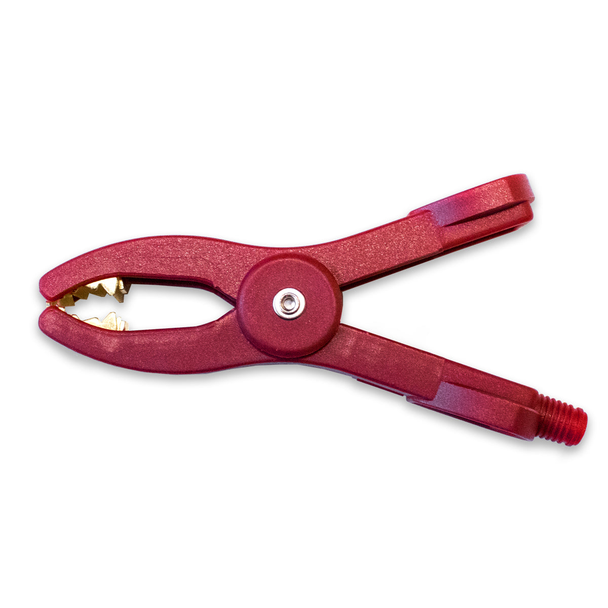 BU-111-2 - Brass Mid-Size Kelvin Battery Clip with Insulated Jaws (Pack of 35)