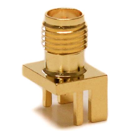 BU-1420701841 - Durable Brass SMA Jack Connector for Secure Edge Mounting (Pack of 37)