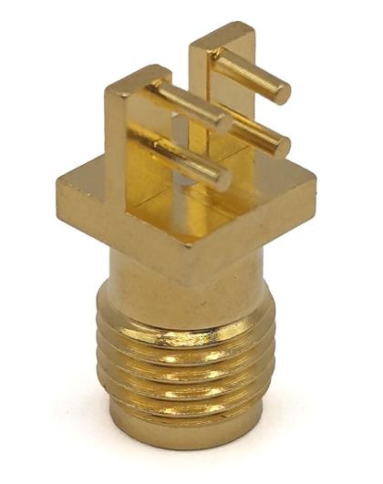 BU-1420761831 - High Frequency SMA Connector for 0.62" Thick Circuit Boards (Pack of 22)