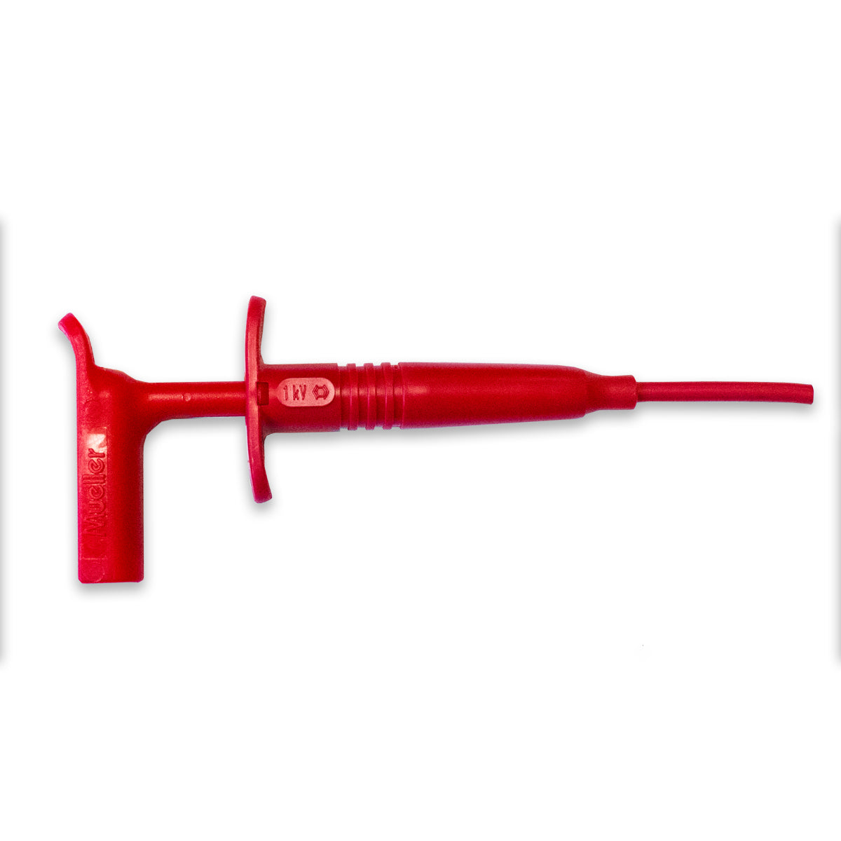 BU-20432-2 - 5.5-Inch Rubber Coated Wire Grabber for Banana Plugs (Pack of 10)